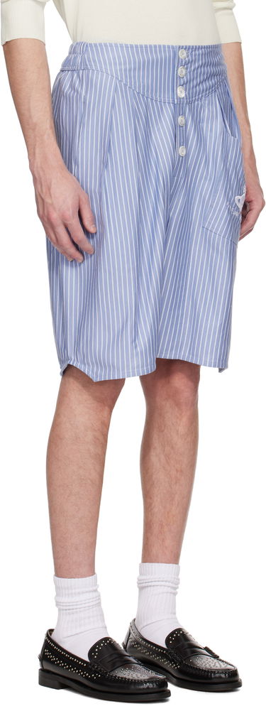 Šortky Vivienne Westwood Vivienne Westwood Romario Striped Shorts Modrá | 3F03000B-J009D-, 1