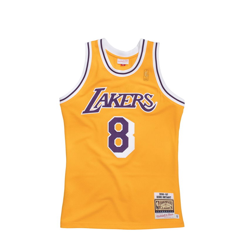 Dres Mitchell & Ness NBA AUTHENTIC JERSEY LOS ANGELES LAKERS HOME 1996-97 KOBE BRYANT #8 Žltá | AJY4GS18091-LALLTGD96KBR