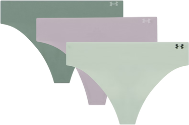 Nohavičky Under Armour Under Armour Pure Stretch 3-Pack Thong Underwear Zelené | 1383893-009, 0