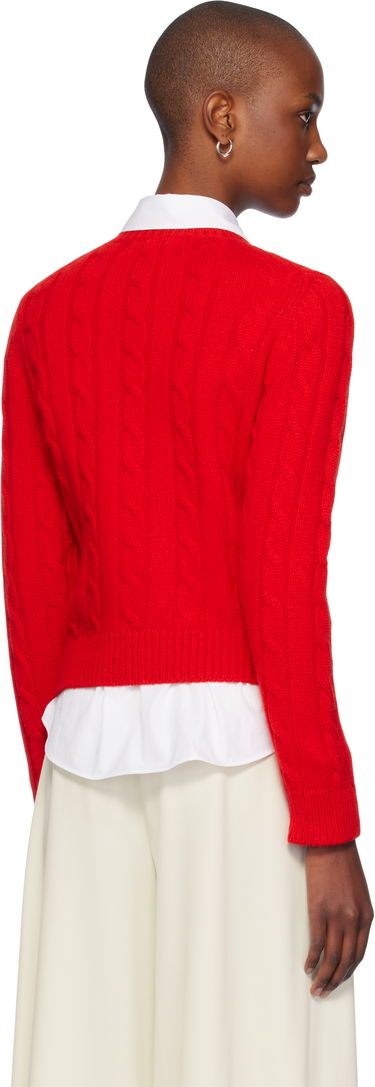 Sveter &Daughter Cable Crewneck Sweater Červená | F2304, 2