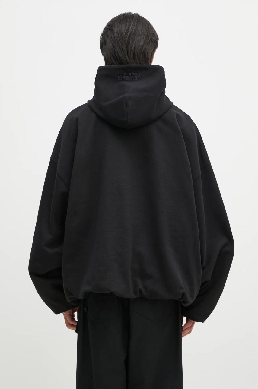 Oval Logo Cropped Boxy Hoodie