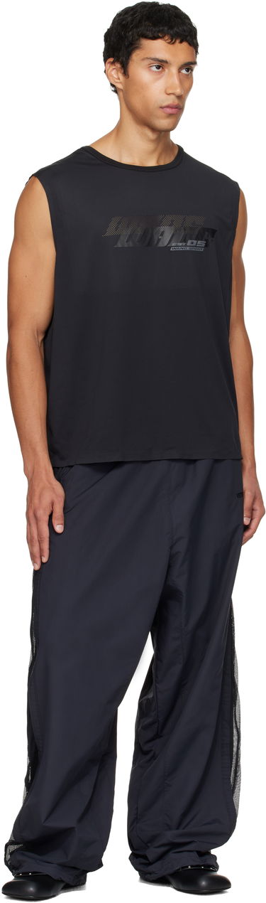 Tielko Alexander Wang Alexander Wang Graphic Logo Muscle Tank Top Čierna | 6CC3251089, 3
