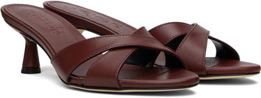 Doplnky Aeyde Aeyde Vero Leather Mules Vínová | A11-HS-PRAR55ST164-SS25-955-007, 3