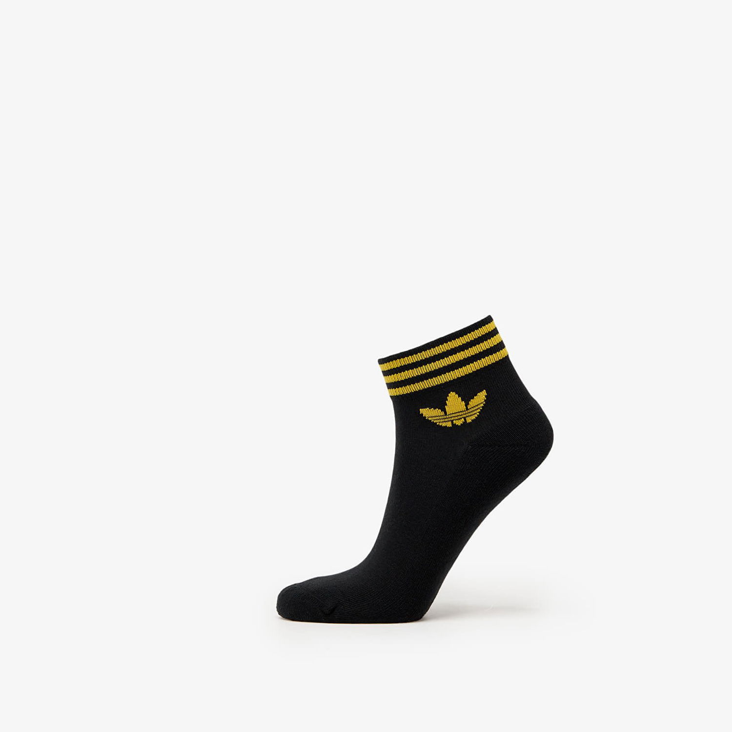 Ponožky adidas Originals Trefoil Ankle Socks 3-Pack Čierna | JI9488, 1