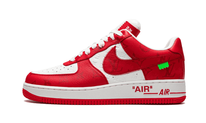 Tenisky a topánky Nike Nike Louis Vuitton By Virgil Abloh x Air Force 1 Low "White Red" Červená | 1A9VA9, 0