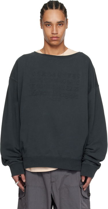 Sveter Maison Margiela Maison Margiela Embroidered Sweatshirt Šedá | S50GU0230 M25017, 0