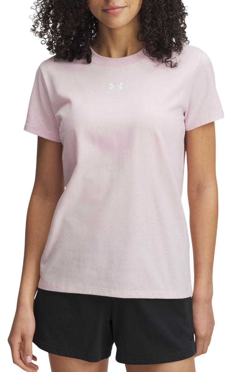 Tričko Under Armour Rival Core Short Sleeve T-Shirt Ružová | 1383648-648, 0