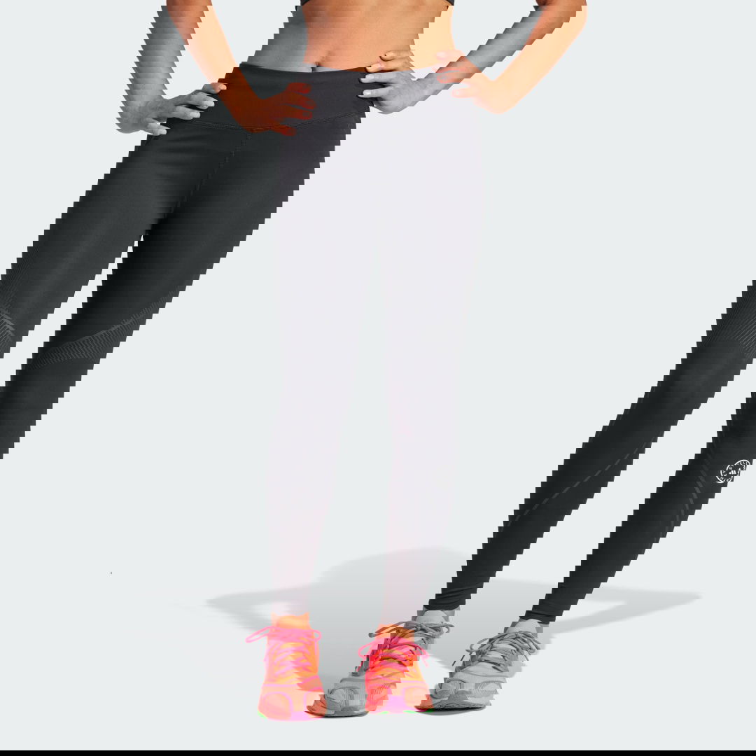 Legíny adidas Performance x Stella McCartney TruePace Long Running Čierna | IQ4512, 0