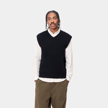 Sveter Carhartt WIP Knitted V-Neck Vest Čierna | I033909_8, 0