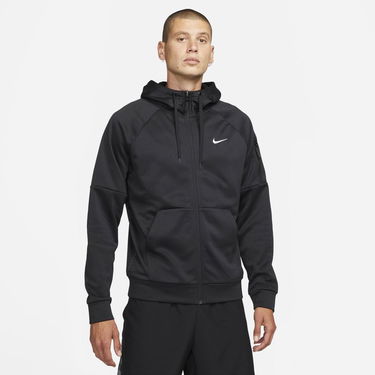 Mikina Nike Therma-FIT Full-Zip Fitness Hoodie Čierna | DQ4830-010, 0