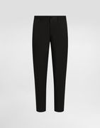 Dolce & Gabbana Stretch Cotton Pants With Branded Tag