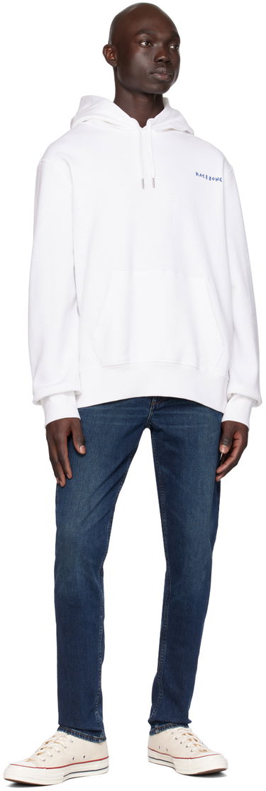 Mikina rag & bone Rag & Bone Coffee Hoodie Biela | MBC23HT040AP40, 3