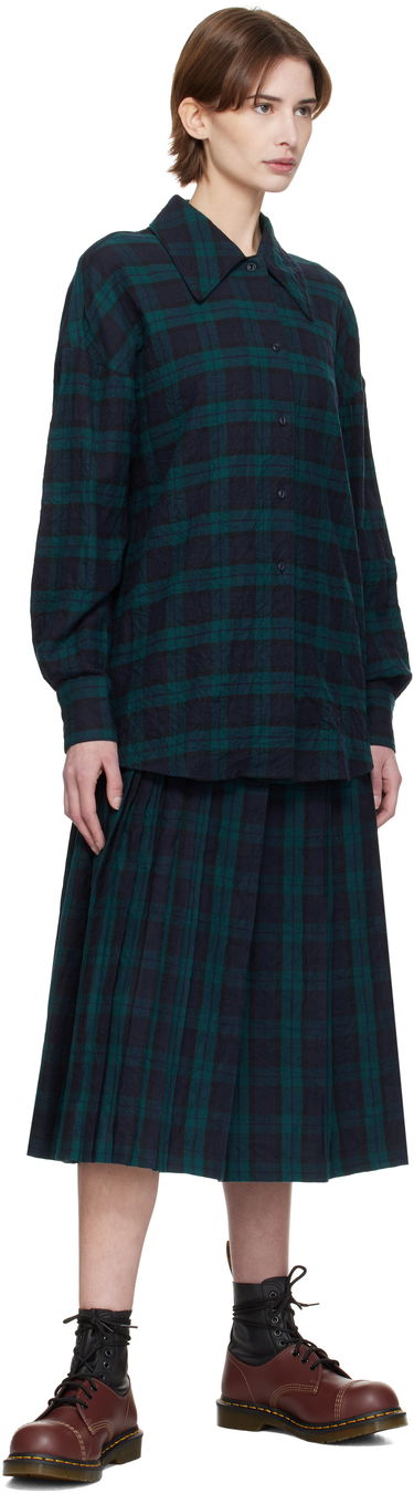 Košeľa YMC YMC Lena Plaid Shirt Zelené | Q2XMC, 3