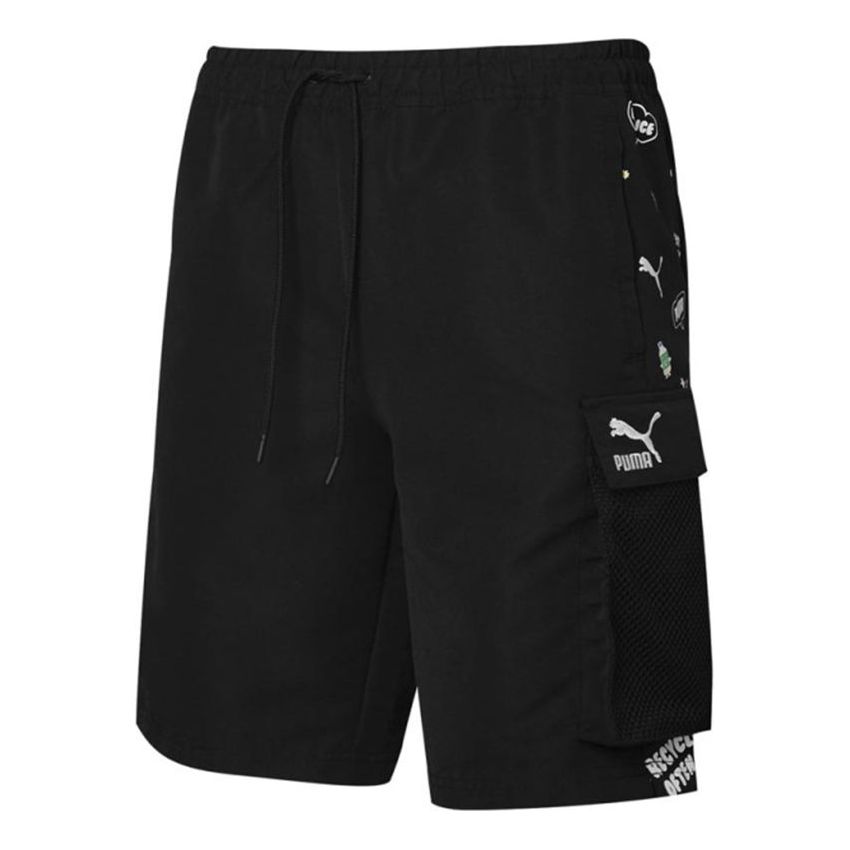 Šortky Puma Awareness Cargo Woven Shorts Čierna | 532038-01, 0