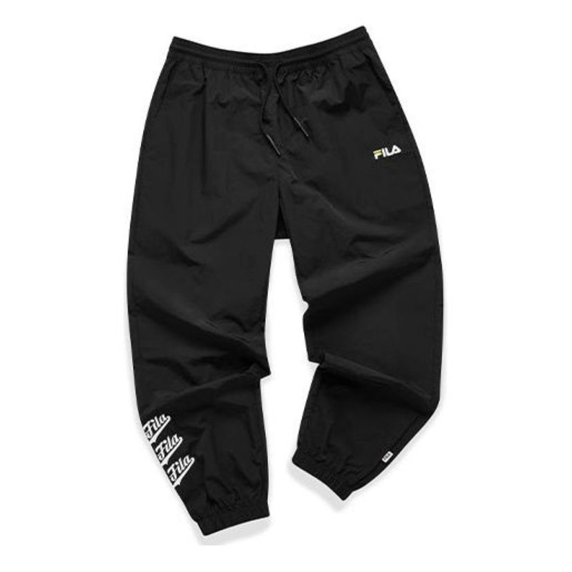 Tepláky FILA Fusion Loose Fit Printed Woven Pants Čierna | T11M122805F-BK