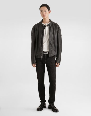 Tričko Dolce & Gabbana Ribbed Serafino Cotton T-shirt Biela | G8QX6TG7P0DW0001, 1