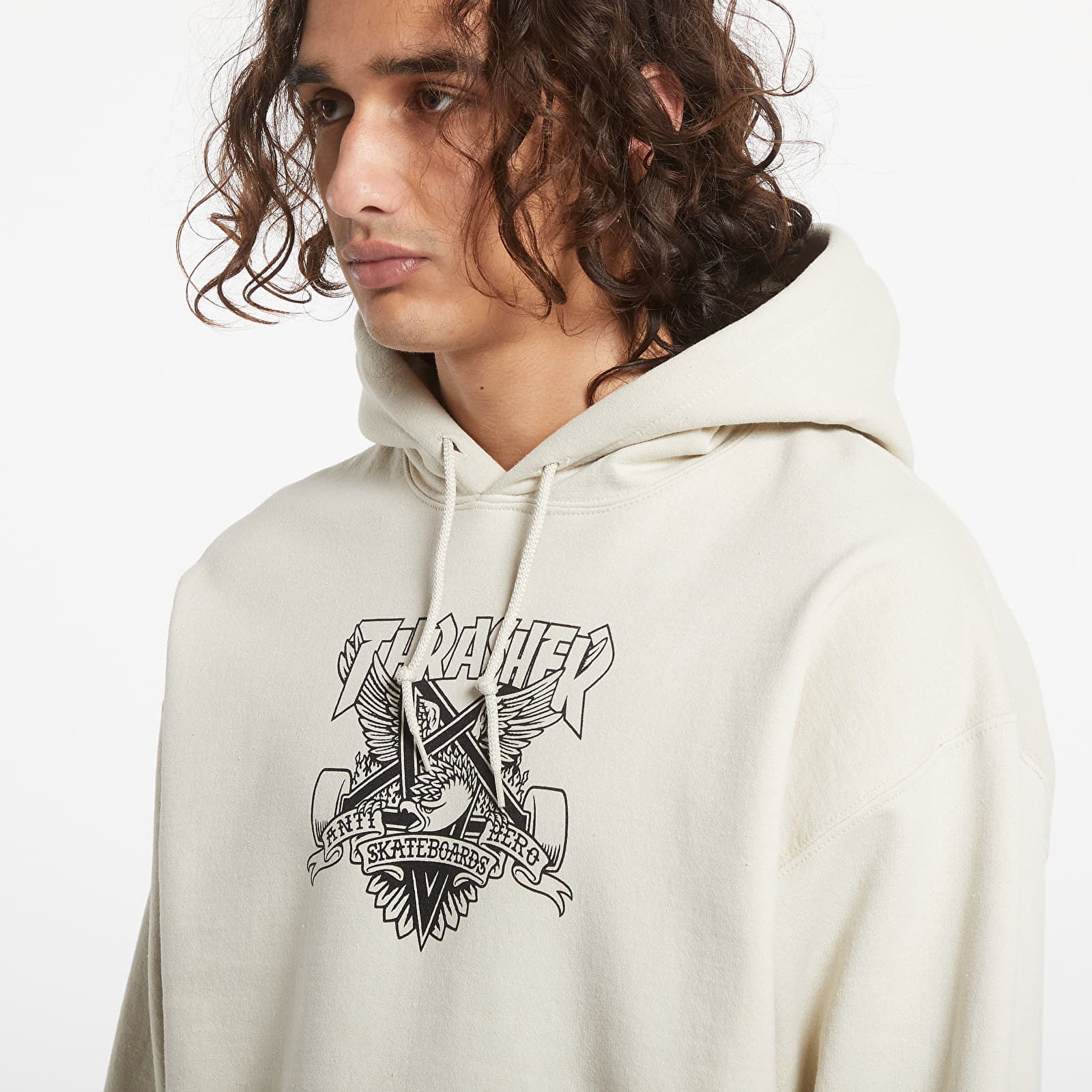 Sweatshirt Hood Eaglegram Sand