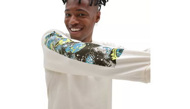Tričko Vans Anaheim Space Galaxy T-Shirt Biela | VN0007VD3KS, 5
