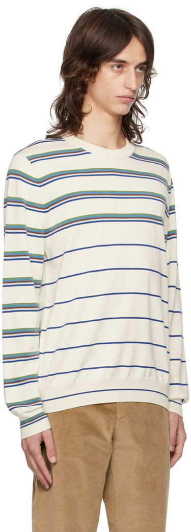 Sveter Paul Smith Paul Smith Striped Sweater Biela | M1R-893Y-N02423-04, 1
