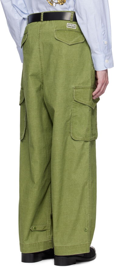 Cargo nohavice KENZO Kenzo Paris Adjustable Cargo Pants Zelené | FF55PA2459GD, 2