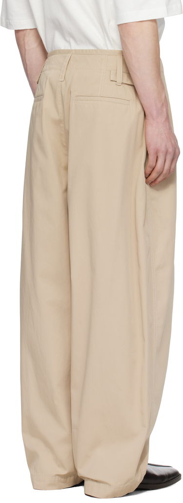 Nohavice LEMAIRE Lemaire Maxi Pleated Trousers Béžová | PA1202 LF1352, 2