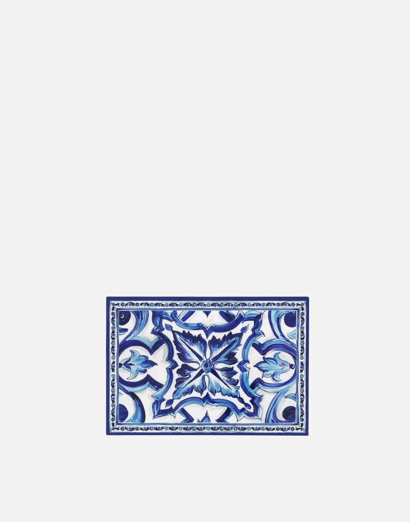 Home decor Dolce & Gabbana Dolce & Gabbana Small Decorated Plexiglass Box Modrá | TCC202TCAMYUB008