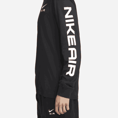 Tričko Nike Nike Air Long Sleeve T-Shirt Čierna | DX1009-010, 2