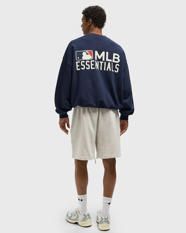 Mikina Fear of God MLB Sport Fit Fear of God Baseball Crewneck Sweatshirt with Kangaroo Pocket Navy | 192ML252103F, 2