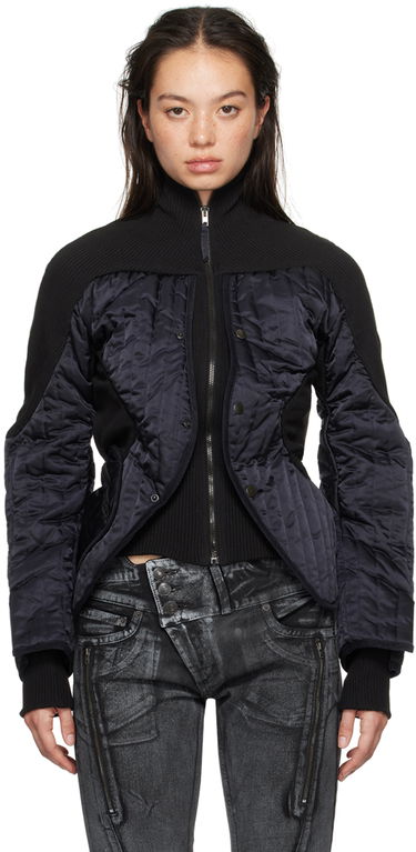 Bomber bunda Ottolinger Ottolinger Quilted Silhouette Jacket Čierna | 1090605221, 0