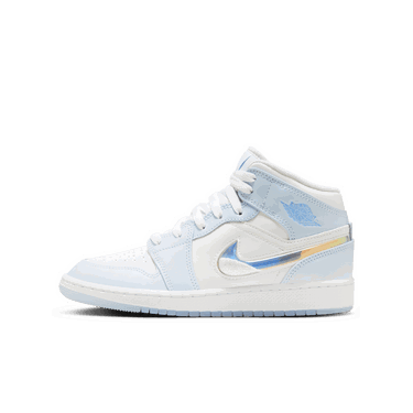Tenisky a topánky Jordan Air Jordan 1 Mid SE "Glitter Swoosh" GS Modrá | FQ9117-400, 0