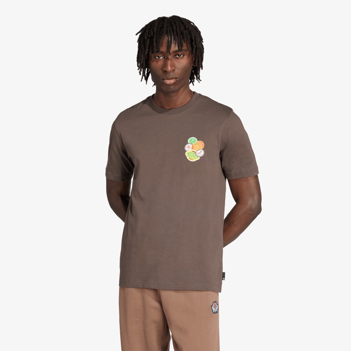Tričko adidas Originals Graphic Logo Short Sleeve T-Shirt Hnedá | JW2977, 1