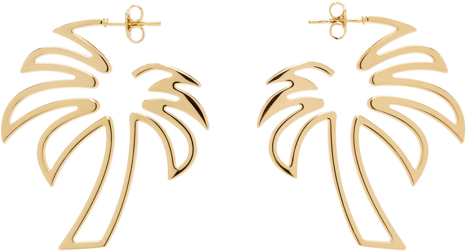 Náušnice Palm Angels Palm Earrings Žltá | PWOD034F24MAT0017676, 0