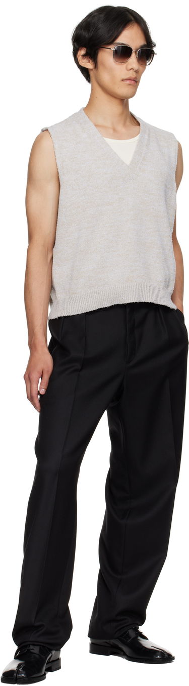 Vesta Maison Margiela Maison Margiela Knit Vest Béžová | S50FB0115 M13152, 3