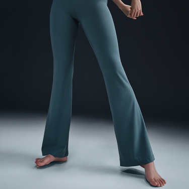 Nohavice Nike Zenvy High-Waisted Flared Leggings Zelené | FV7921-006, 1