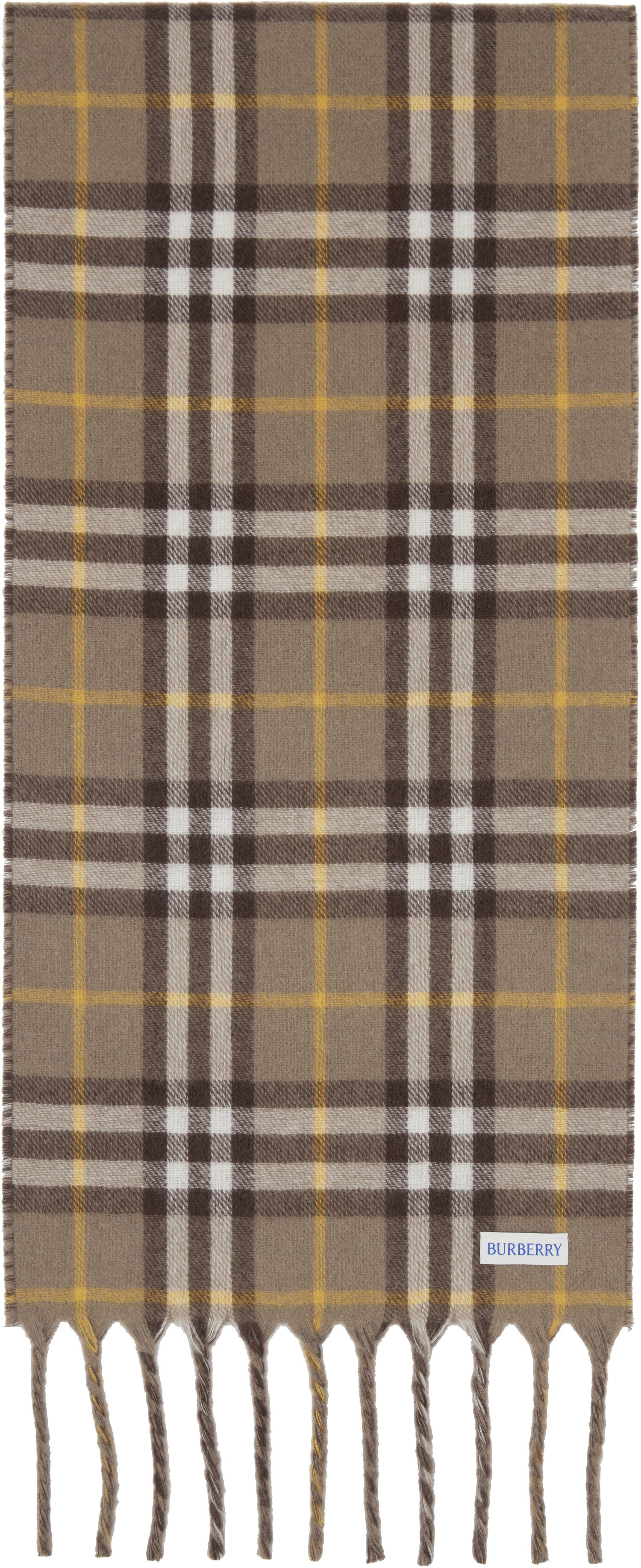Šál Burberry Burberry Reversible Knight Stamp Scarf Hnedá | 8109747, 1