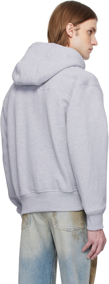 Mikina Rhude Rhude Classique Full-Zip Hoodie Šedá | RHSS25HO01229, 2