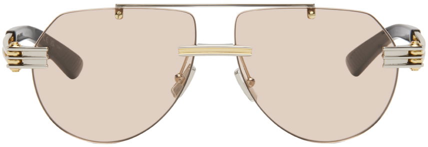 Slnečné okuliare Bottega Veneta BV1342S Sunglasses Metalická | BV1342S-002, 0