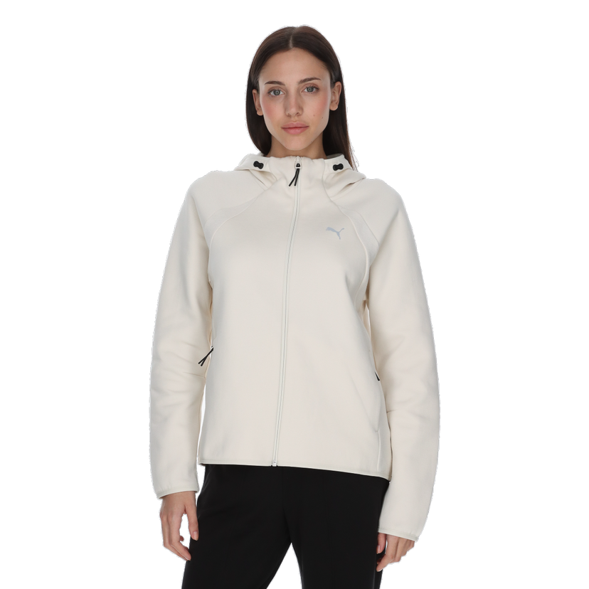 Mikina Puma Evostripe Hooded Jacket Biela | 688141-87
