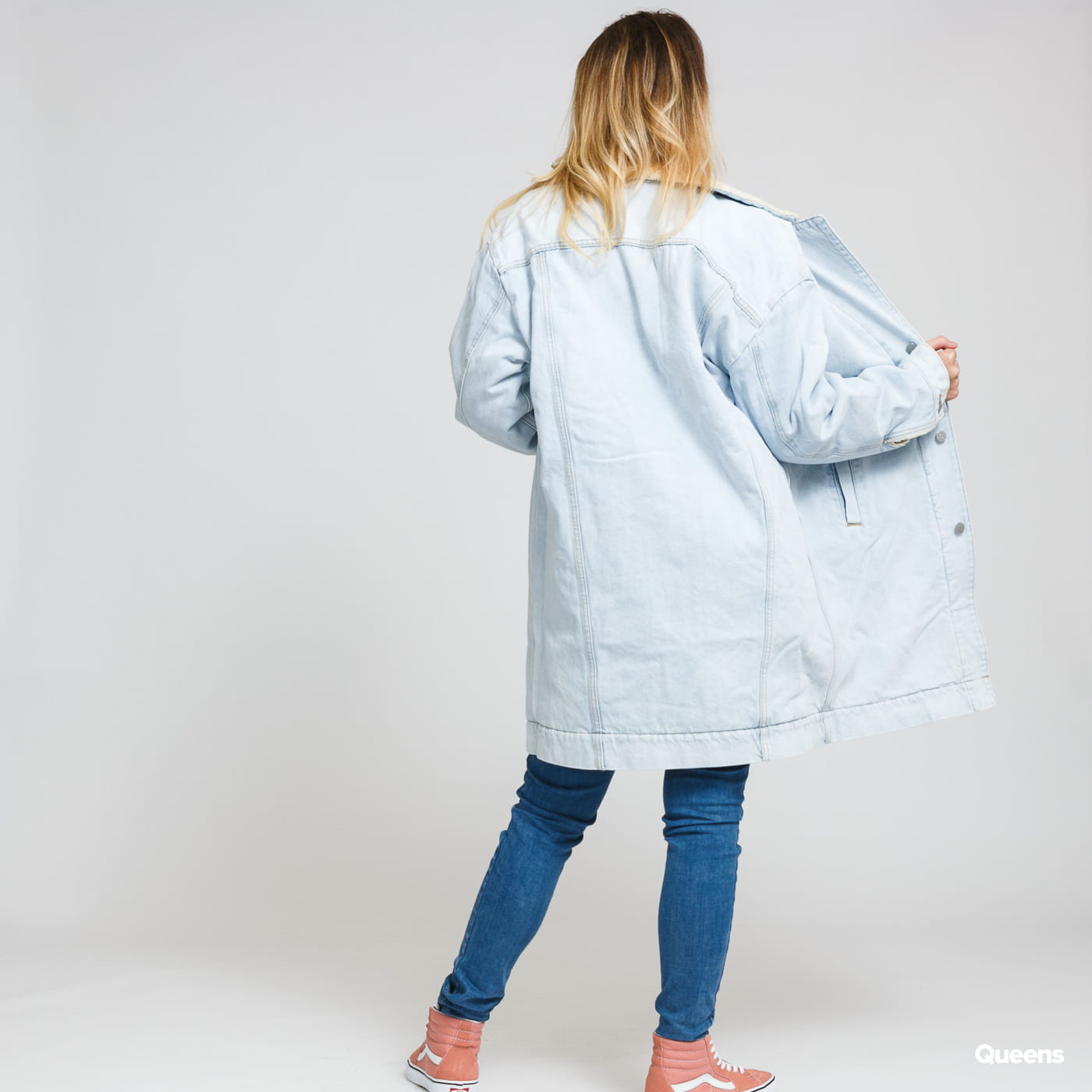 Kabáty Levi's Reversible Sherpa Coat reverse Modrá | 24776-0000, 1