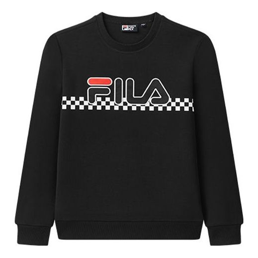 Mikina FILA FILA Logo Checkered Sweatshirt Čierna | F61M048208F-NV, 0