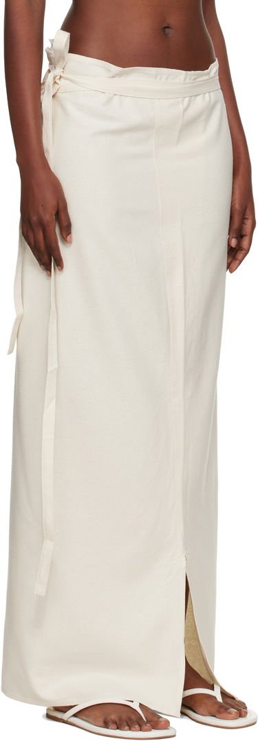 Sukňa Baserange Baserange Venn Maxi Wrap Skirt Čierna | SSVE-WS-AU25, 4