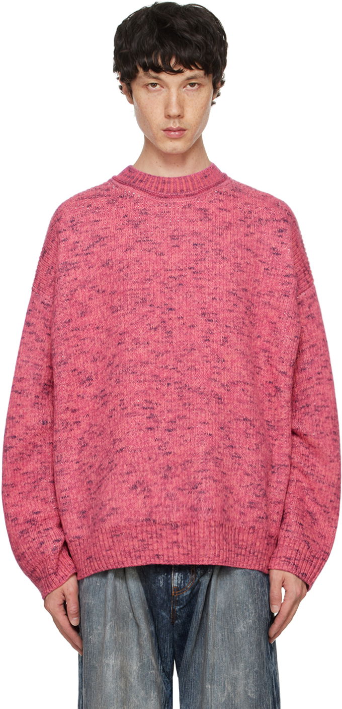 Sveter Acne Studios Jacquard Sweater Ružová | B60344-