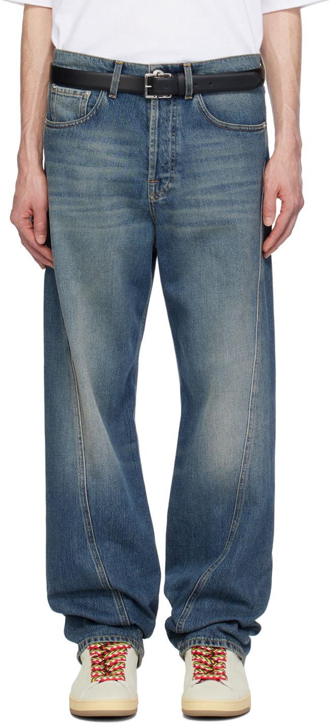 Džínsy LANVIN Twisted Jeans Navy | RM-TR0051-D069-P24, 0