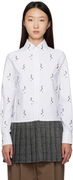 Thom Browne Goose Print Shirtdress