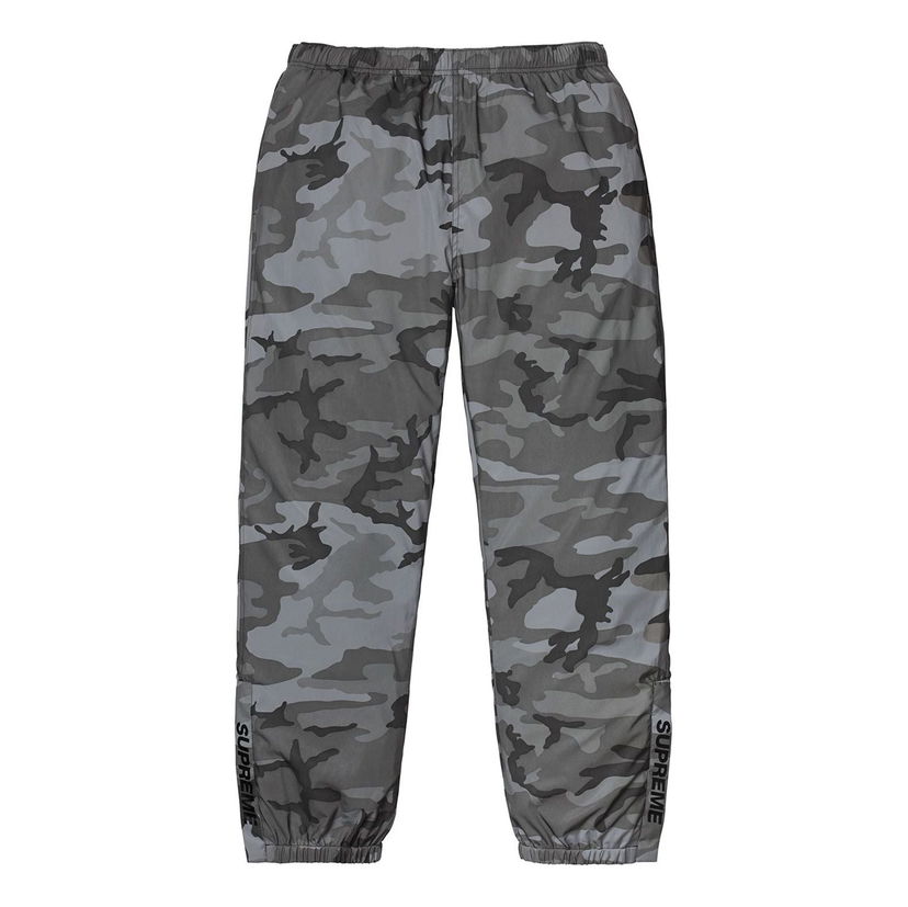 Tepláky Supreme Reflective Camo Warm Up Pants Šedá | SUP-FW18-1085