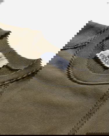 Mikina Stone Island Garment Dyed Oversized Fit Crewneck Sweatshirt Zelené | K2S15-6100022-S0A20 V0054, 3