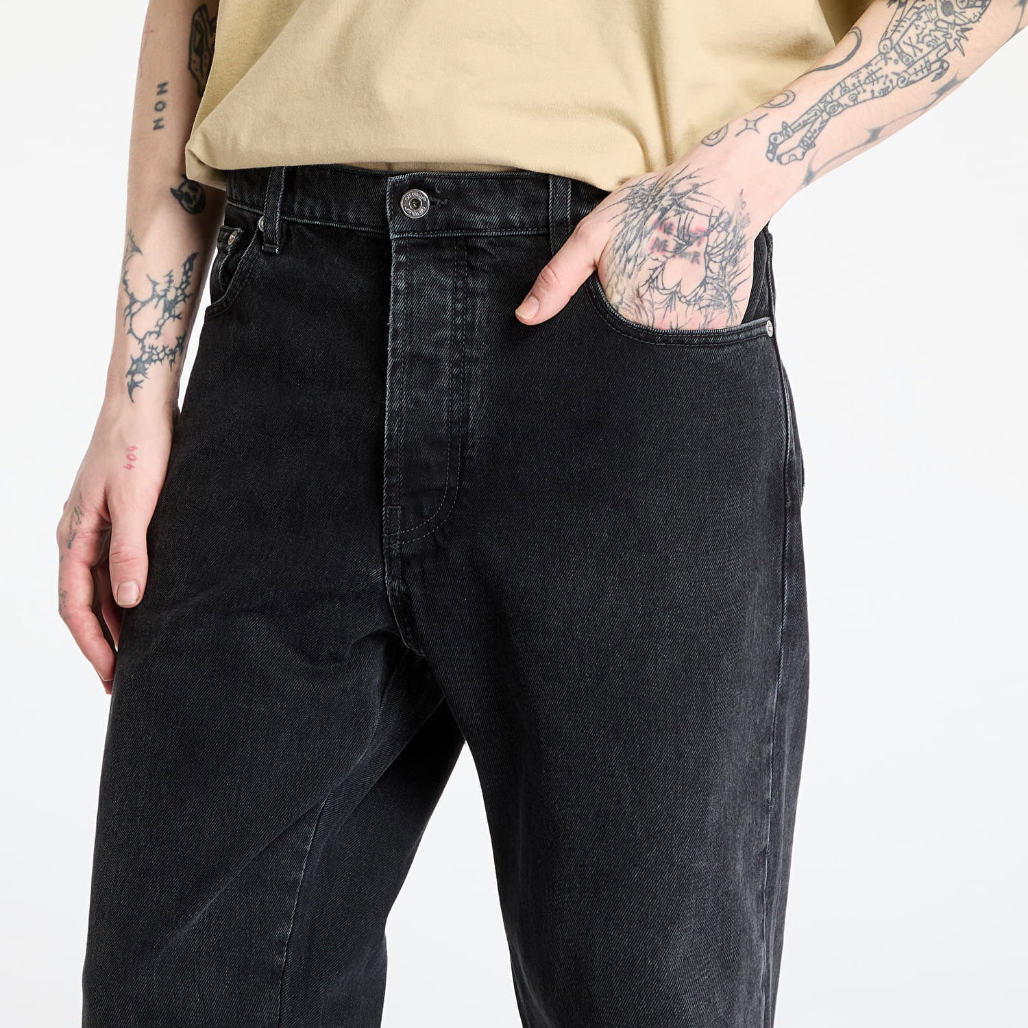 Džínsy Off-White Off-White Diag Outl Relaxed Jeans 32 Čierna | OMYA18JS25DEN0051350, 1