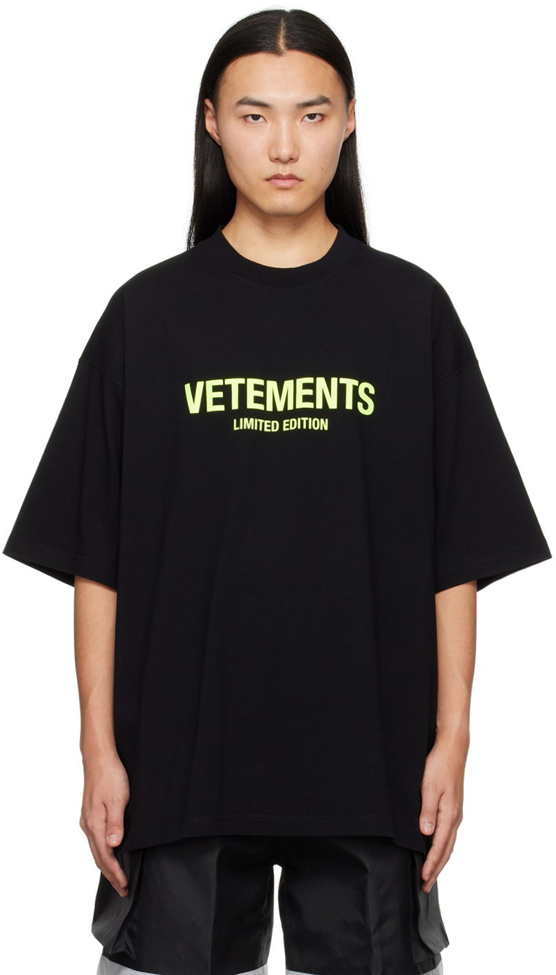 Tričko VETEMENTS 'Limited Edition' T-Shirt Čierna | UE64TR800X, 0
