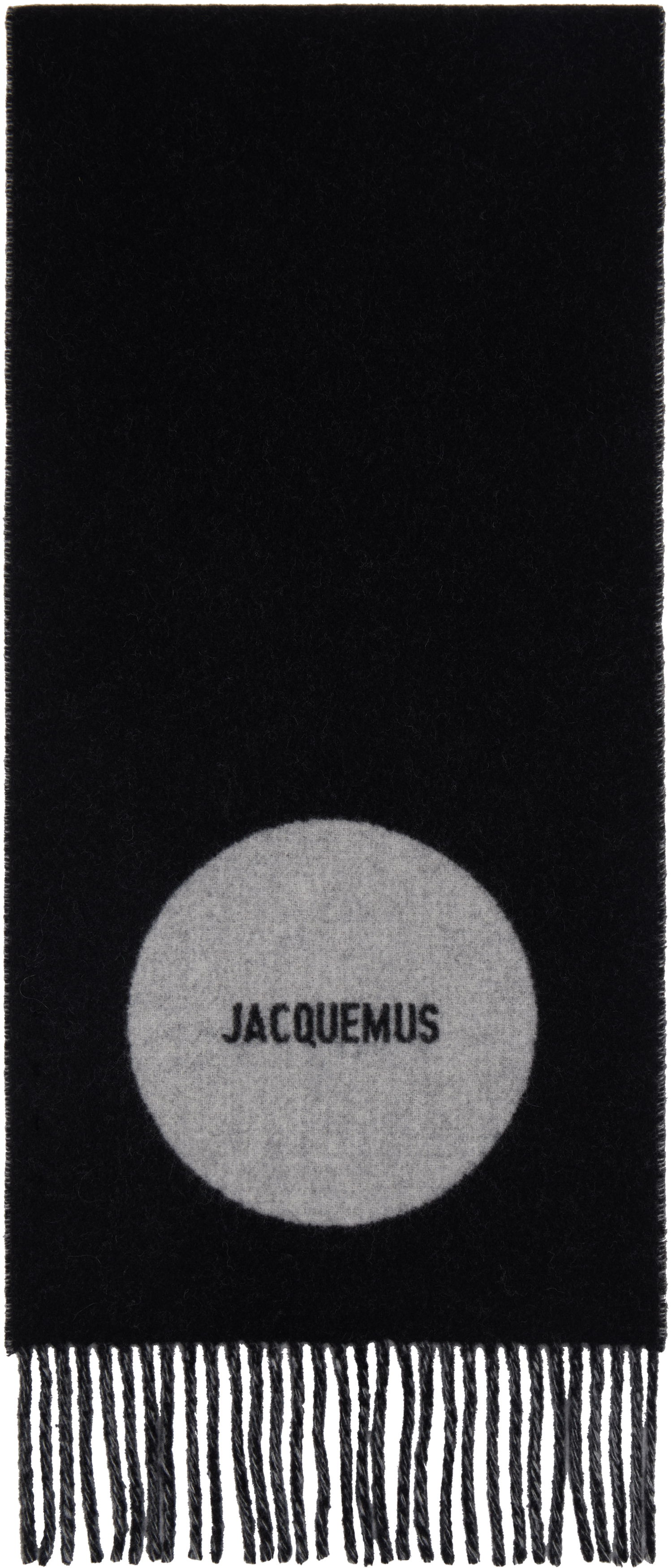 Šál Jacquemus Square Scarf Čierna | 24H246AC687-5202, 1
