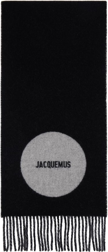Šál Jacquemus Square Scarf Čierna | 24H246AC687-5202, 1